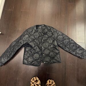 Mango Black Puffer Jacket